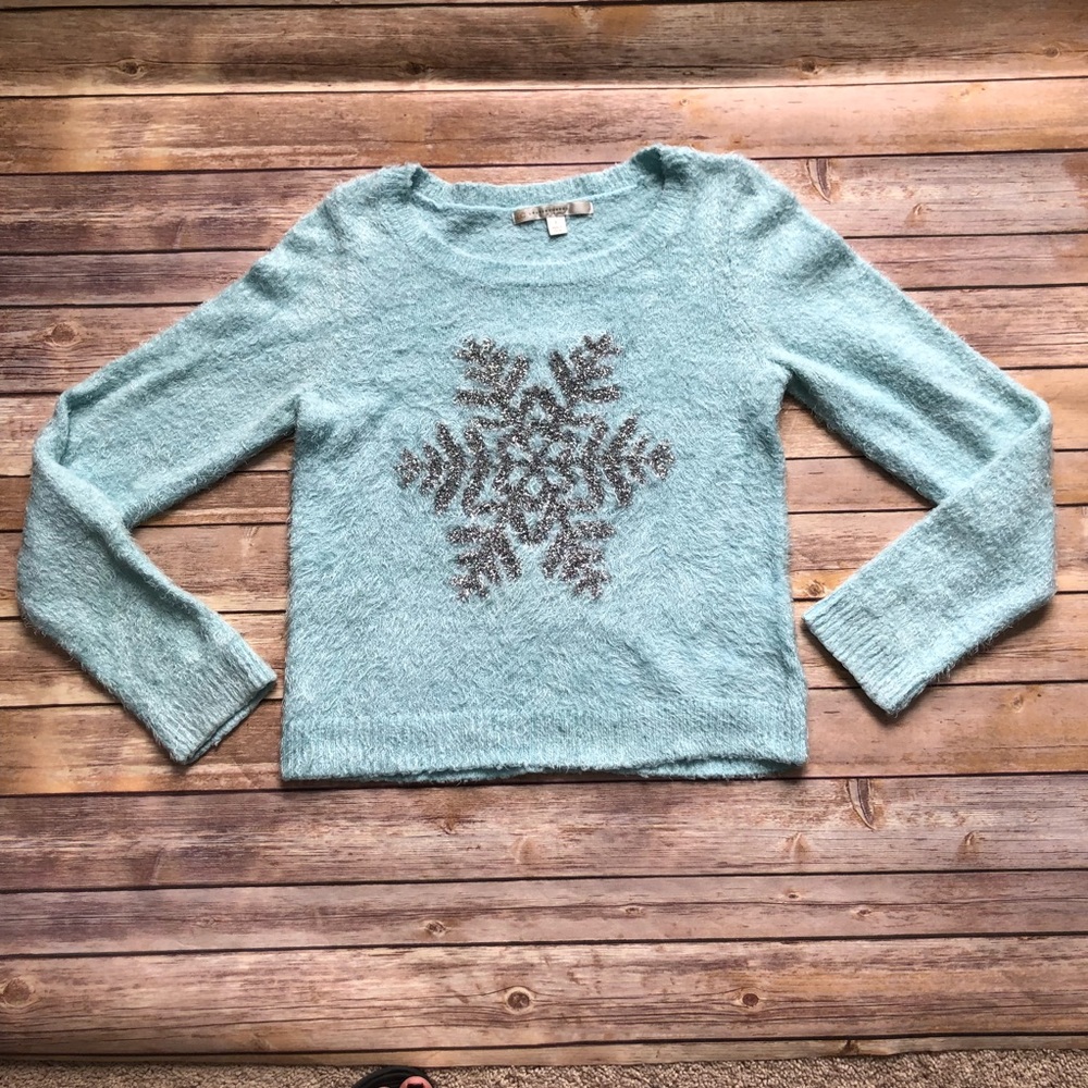 Lauren Conrad Snowflake Sweater Size Small